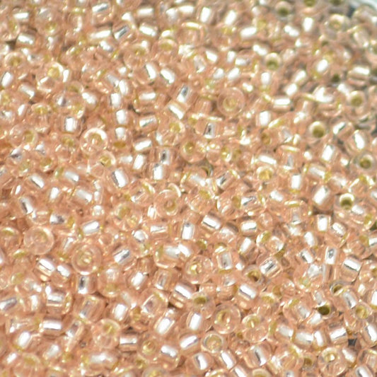 Miyuki Seed Beads - 11/0 - Silver Lined Light Blush -mb11-0023b250- 250g