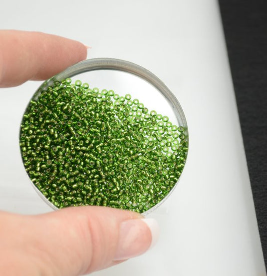 Miyuki Seed Beads 11/0 - mb11-0026 - Silver Lined Olive 10g