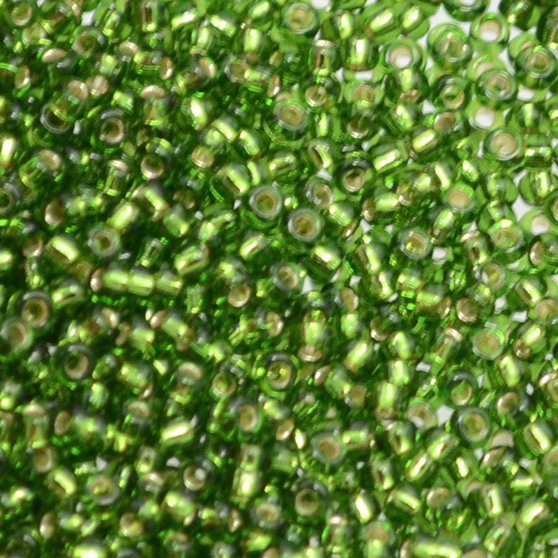 Miyuki Seed Beads - 11/0 - Silver Lined Olive -mb11-0026b250- 250g