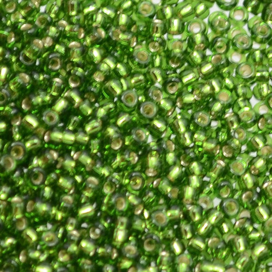 Miyuki Seed Beads - 11/0 - Silver Lined Olive -mb11-0026b250- 250g