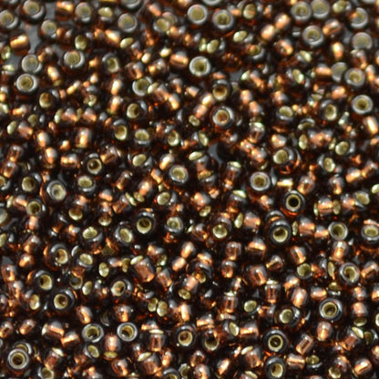 Miyuki Seed Beads 11/0 - mb11-0029 - Silver Lined Root Beer 22g