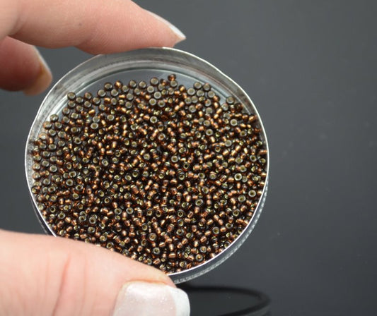 Miyuki Seed Beads 11/0 - mb11-0029 - Silver Lined Root Beer 22g