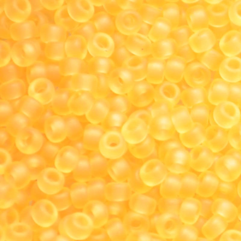 Miyuki Seed Beads 11/0 - mb11-0132F - Matte Transparent Light Topaz 22g