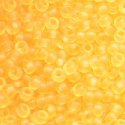 Miyuki Seed Beads 11/0 - mb11-0132F - Matte Transparent Light Topaz 22g