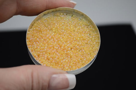 Miyuki Seed Beads 11/0 - mb11-0132F - Matte Transparent Light Topaz 22g