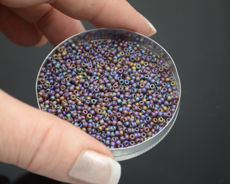 Miyuki Seed Beads 11/0 - mb11-0135F - Matte Transparent Root Beer 