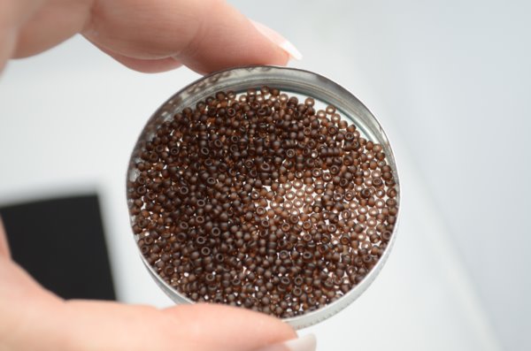 Miyuki Seed Beads 11/0 - mb11-0135F - Matte Transparent Root Beer 