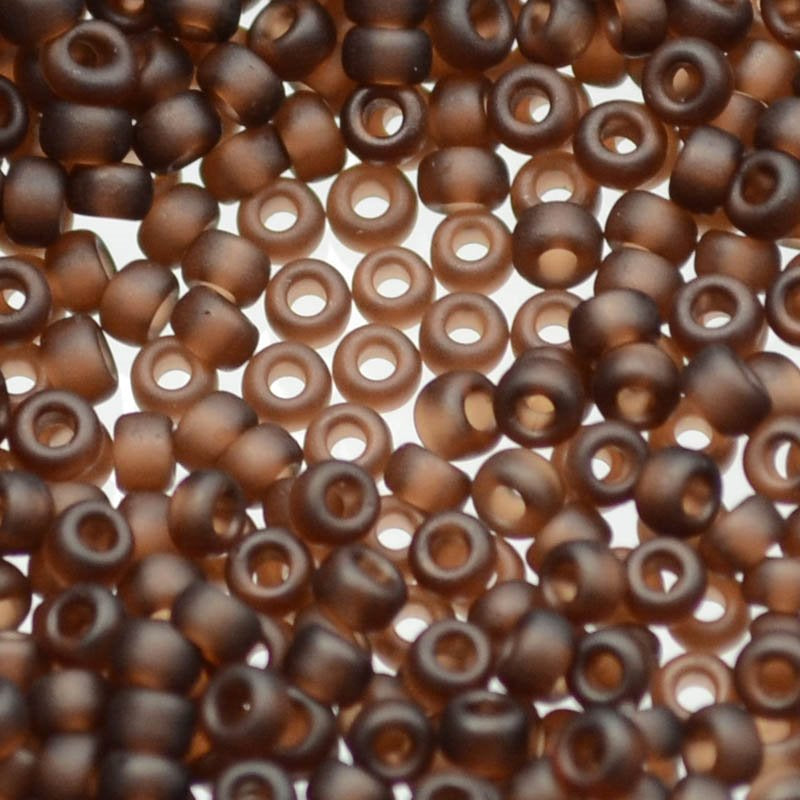 Miyuki Seed Beads - 11/0 - Matte Transparent Root Beer -mb11-0135Fb250- 250g