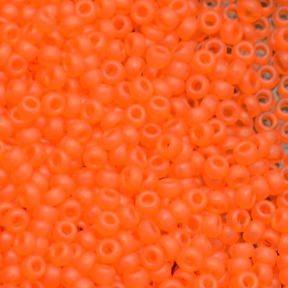Miyuki Seed Beads 11/0 - mb11-0138F - Matte Transparent Orange 10g