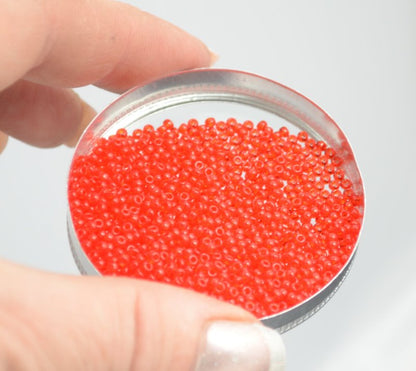 Miyuki Seed Beads 11/0 - mb11-0140 - Transparent Blood Orange 10g