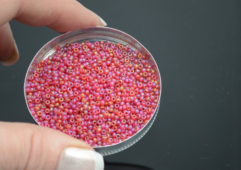 Miyuki Seed Beads 11/0 - mb11-0141F - Matte Transparent Ruby 22g