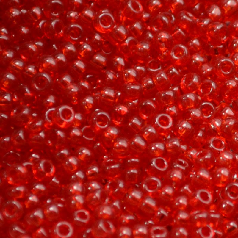 Miyuki Seed Beads - 11/0 - Transparent Ruby -mb11-0141b250- 250g