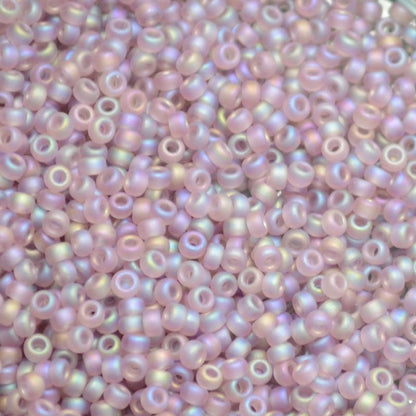 Miyuki Seed Beads 11/0 - mb11-0142FR - Matte Transparent Smokey Amethyst AB 22g