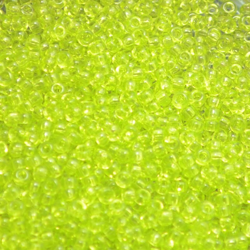 Miyuki Seed Beads - 11/0 - Transparent Chartreuse -mb11-0143b250- 250g