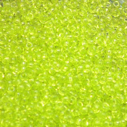 Miyuki Seed Beads - 11/0 - Transparent Chartreuse -mb11-0143b250- 250g