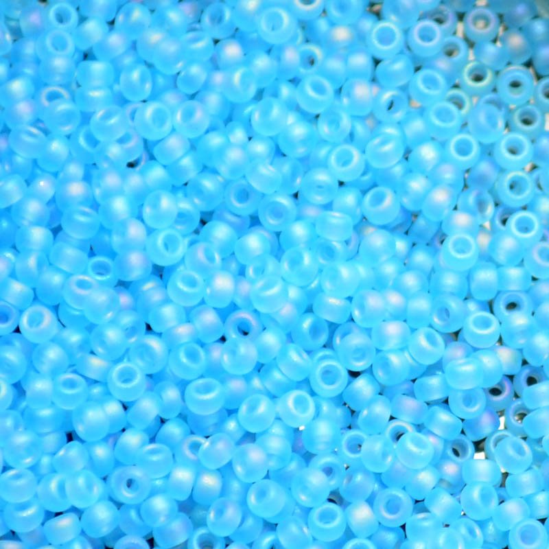 Miyuki Seed Beads 11/0 - mb11-0148FR - Matte Transparent Aqua AB 22g