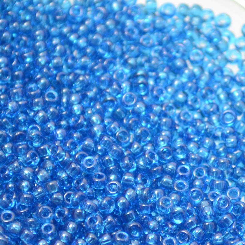 Miyuki Seed Beads - 11/0 - Transparent Capri Blue -mb11-0149b250- 250g