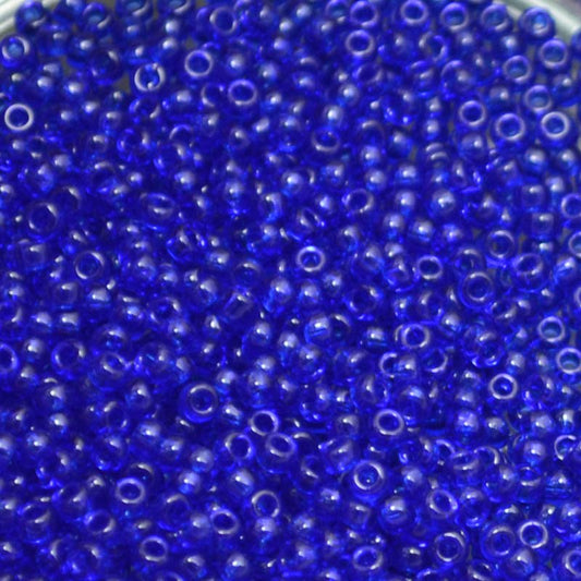 Miyuki Seed Beads - 11/0 - Transparent Cobalt -mb11-0151b250- 250g