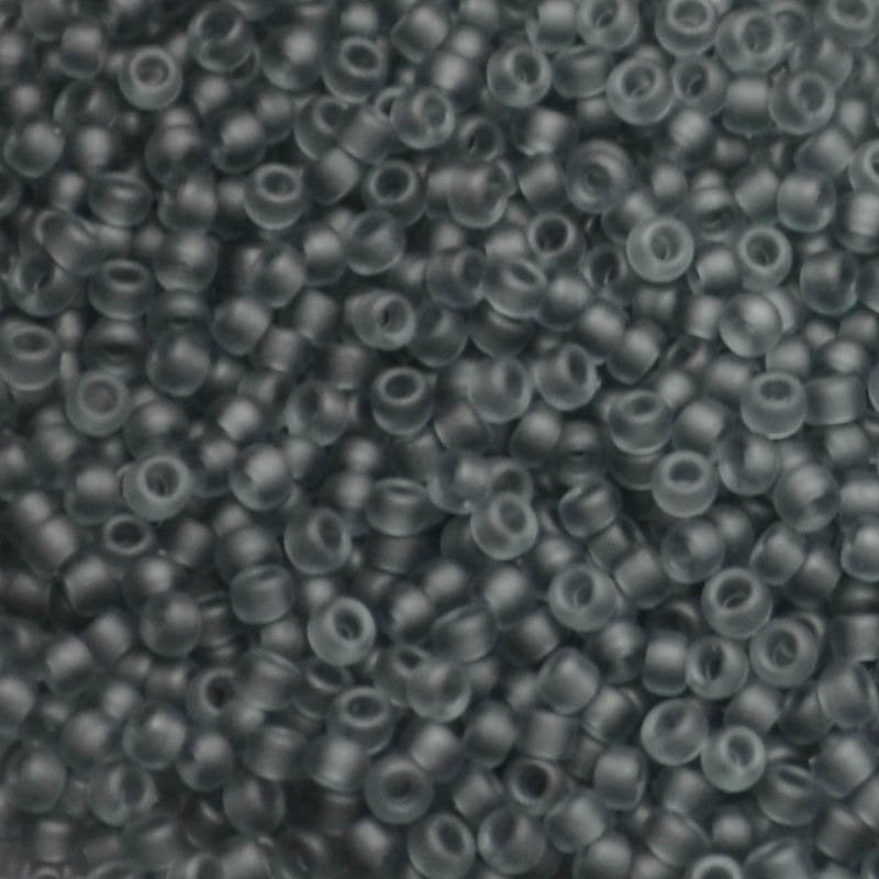 Miyuki Seed Beads 11/0 - mb11-0152F - Matte Transparent Grey 22g