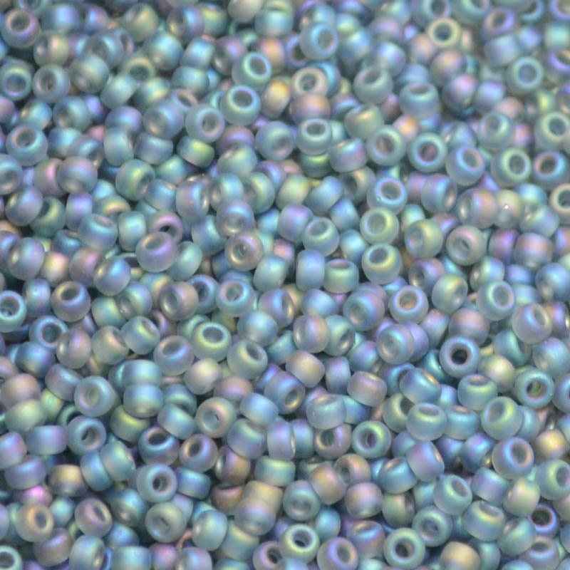 Miyuki Seed Beads 11/0 - mb11-0152FR - Matte Transparent Grey AB 22g