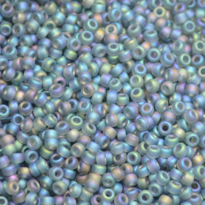 Miyuki Seed Beads 11/0 - mb11-0152FR - Matte Transparent Grey AB 22g