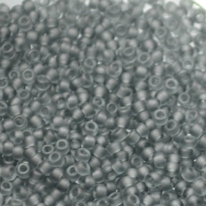 Miyuki Seed Beads 11/0 - mb11-0152F - Matte Transparent Grey 22g