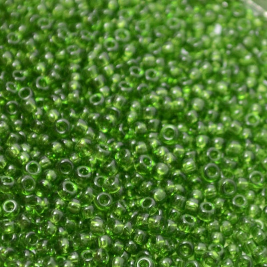 Miyuki Seed Beads 11/0 - mb11-0158 - Transparent Leaf Green 22g