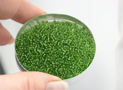 Miyuki Seed Beads 11/0 - mb11-0158 - Transparent Leaf Green 22g