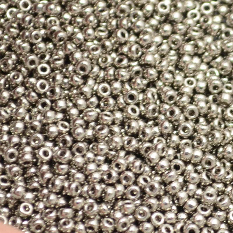 Miyuki Seed Beads 11/0 - mb11-0190 - Nickel Plated 22g