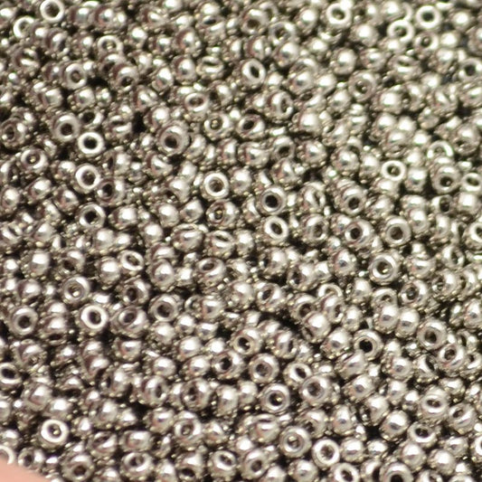 Miyuki Seed Beads 11/0 - mb11-0190 - Nickel Plated 22g