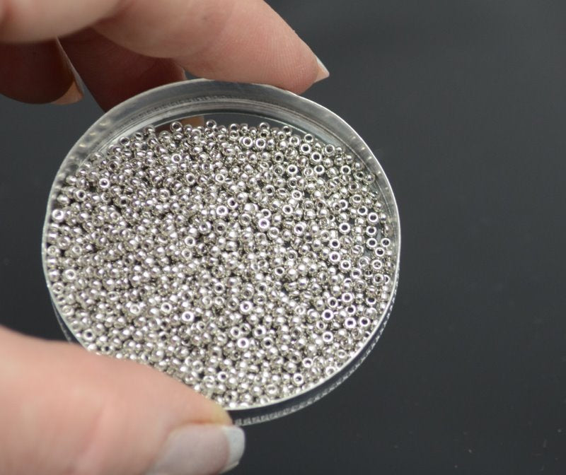 Miyuki Seed Beads 11/0 - mb11-0194 - Palladium Plated 2.5g