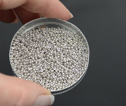 Miyuki Seed Beads 11/0 - mb11-0194 - Palladium Plated 2.5g