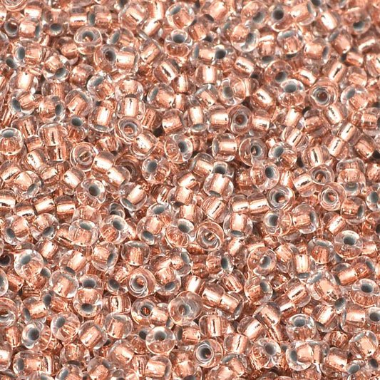 Miyuki Seed Beads 11/0 - mb11-0197 - Copper Lined Crystal 10g