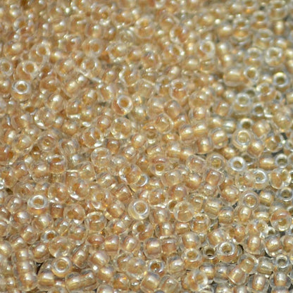 Miyuki Seed Beads 11/0 - mb11-0234 - Sparkling Metallic Gold Lined Crystal 22g