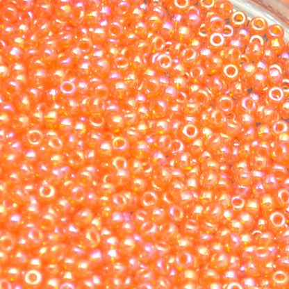Miyuki Seed Beads 11/0 - mb11-0253 - Transparent Light Orange AB 22g