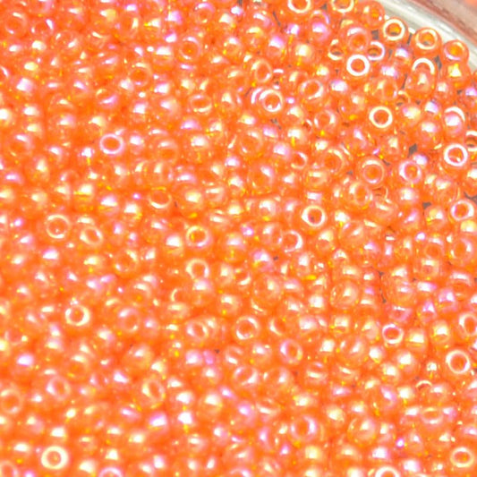 Miyuki Seed Beads 11/0 - mb11-0253 - Transparent Light Orange AB 22g
