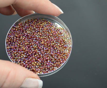 Miyuki Seed Beads 11/0 - mb11-0257 - Transparent Topaz AB 10g