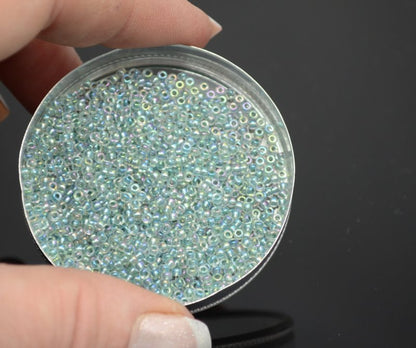 Miyuki Seed Beads 11/0 - mb11-0263 - Seafoam Lined Crystal AB 10g
