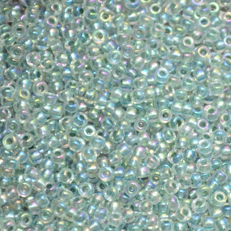 Miyuki Seed Beads - 11/0 - Seafoam Lined Crystal AB -mb11-0263b250- 250g