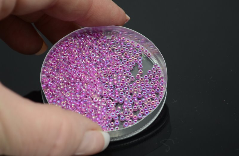 Miyuki Seed Beads 11/0 - mb11-0264 - Raspberry Lined Crystal AB 10g