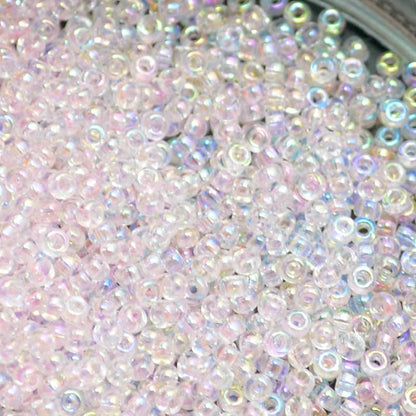 Miyuki Seed Beads 11/0 - mb11-0265 - Transparent Pale Pink AB 22g