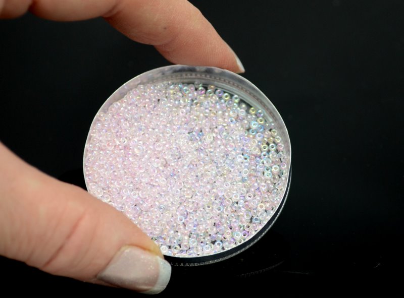 Miyuki Seed Beads 11/0 - mb11-0265 - Transparent Pale Pink AB 22g