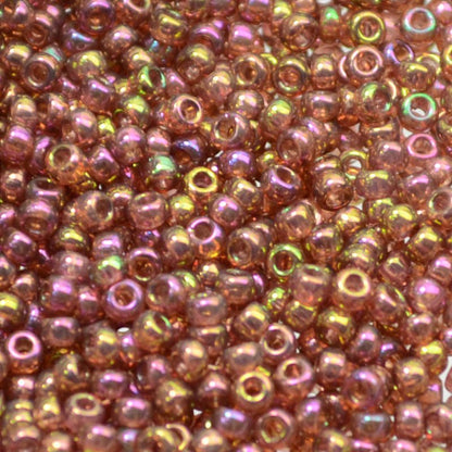 Miyuki Seed Beads 11/0 - mb11-0301 - Dark Topaz Rainbow Gold Luster 22g