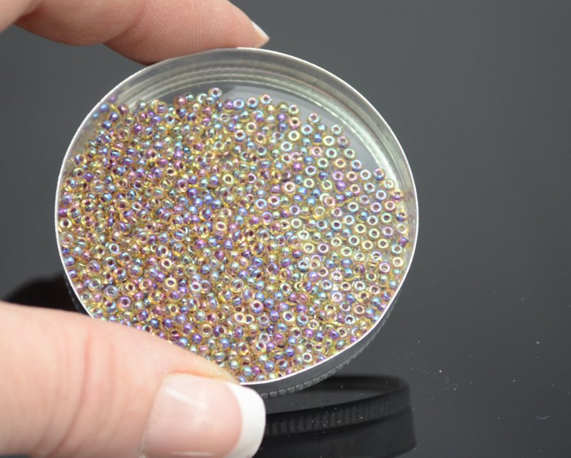 Miyuki Seed Beads 11/0 - mb11-0342 - Berry Lined Light Topaz AB 10g