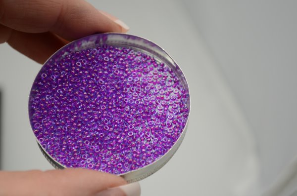 Miyuki Seed Beads 11/0 - mb11-0352 - Fuchsia Lined Aqua Luster 22g