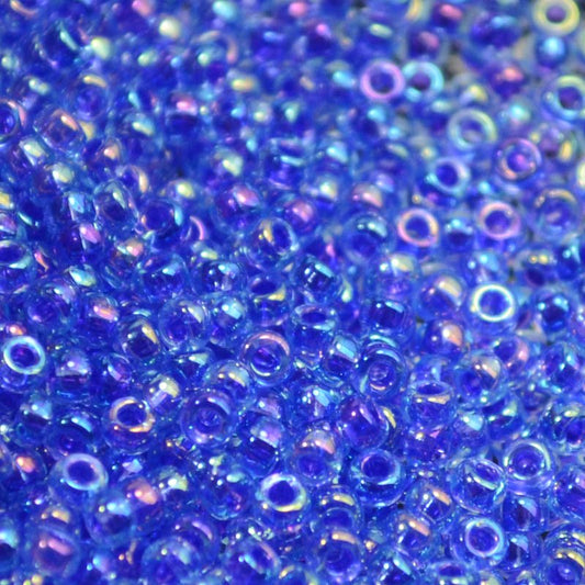 Miyuki Seed Beads - 11/0 - Cobalt Lined Sapphire AB -mb11-0353b250- 250g
