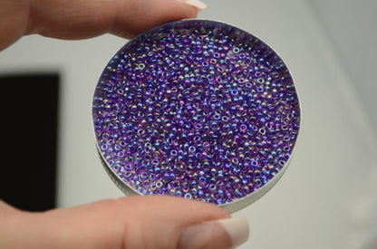Miyuki Seed Beads 11/0 - mb11-0356 - Purple Lined Amethyst AB 10g