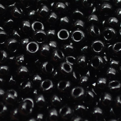 Miyuki Seed Beads 11/0 - mb11-0401 - Opaque Black 22g