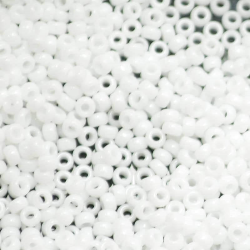 Miyuki Seed Beads 11/0 - mb11-0402 - Chalk White 22g