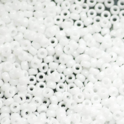 Miyuki Seed Beads 11/0 - mb11-0402 - Chalk White 22g